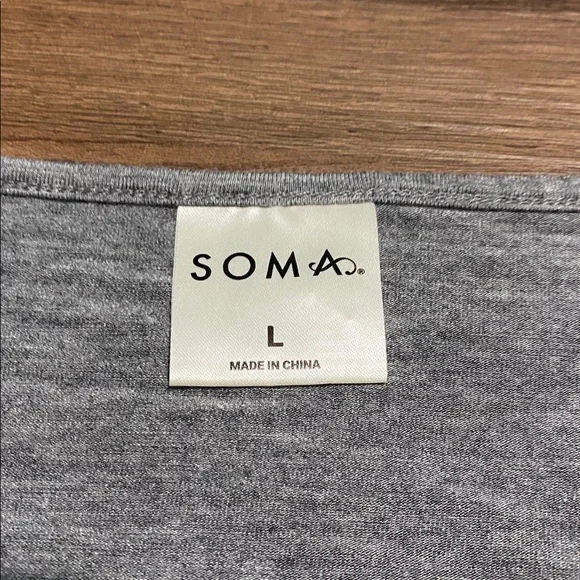 Soma Super Soft 2-Pc Pajama Top & Pants set size L - Picture 5 of 13